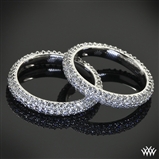Custom Bead-Set Eternity Diamond Wedding Rings