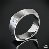 Custom Euro Shank Diamond Wedding Ring