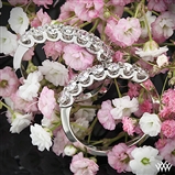 Custom Shared-Prong Diamond Wedding Rings
