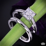 Custom Channel-Set Diamond Engagement Ring