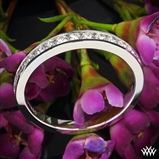 Custom Channel Set Diamond Wedding Ring