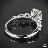 Custom Shared-Prong Diamond Engagement Ring