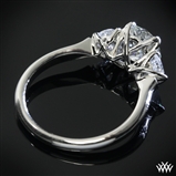 Custom 3 Stone Diamond Engagement Ring