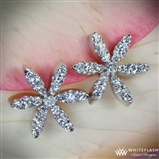 Diamond Floweret Earrings