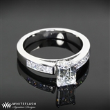 Customized Channel Set Diamond Engagement Ring