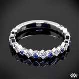 Krysty Diamond and Sapphire Right Hand Ring