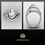 Lily Solitaire Engagement Ring