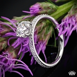 Legato Micro Pave Diamond Engagement Ring 