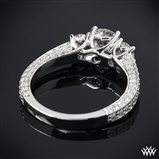 3 Stone Coeur de Clara Ashley Diamond Engagement Ring