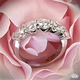 Custom 5 Stone Shared-Prong Diamond Wedding Ring