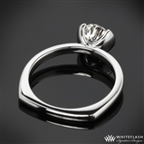 True Love Solitaire Engagement Ring with Euro Shank