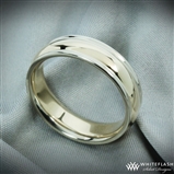 Two Tone Comfort Fit Wedding Band