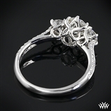 3 Stone Swan Diamond Engagement Ring by Vatche