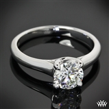 X-Prong Trellis Solitaire Engagement Ring