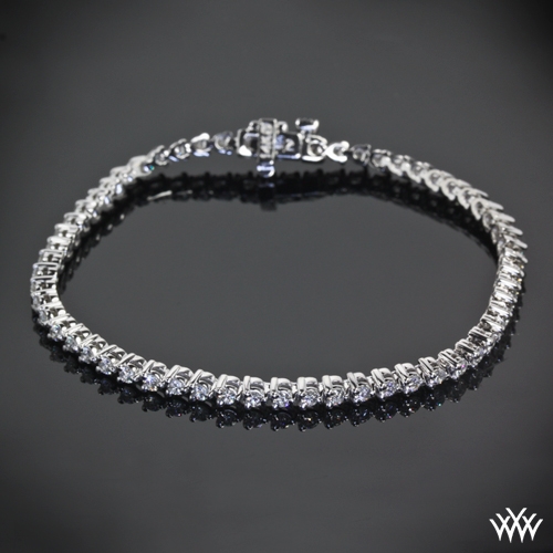 2.00ctw 3 Prong Diamond Tennis Bracelet