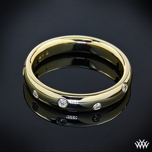 "Scattered" Diamond Wedding Band