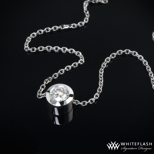 Full Bezel Diamond Pendant