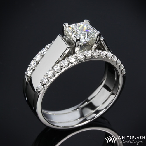 Platinum and Diamond Engagement Ring