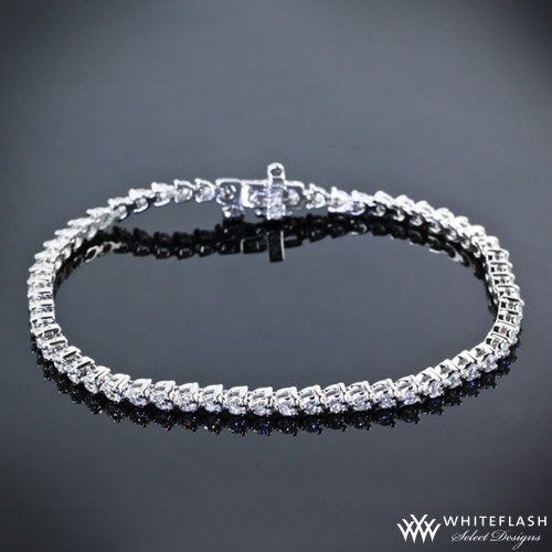 2.00 ctw Three Prong Diamond Tennis Bracelet