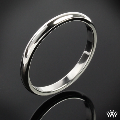 Half Round Wedding Ring