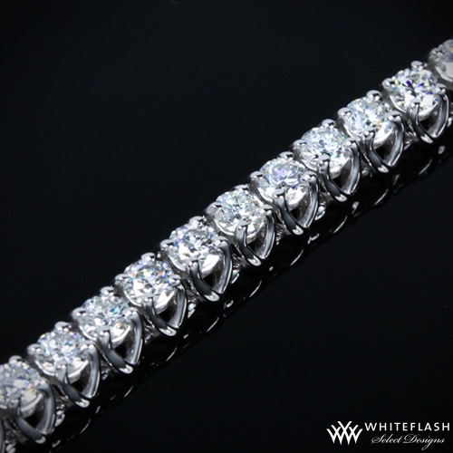4 carat X-Prong Diamond Bracelet