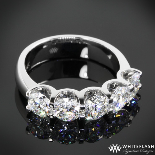 Skye 5 Stone Diamond Right Hand Ring