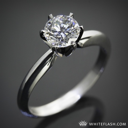 6 Prong Tiffany Diamond Engagement Ring