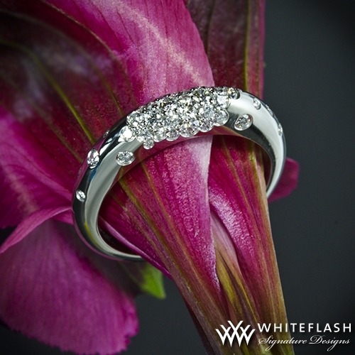 Champagne Diamond Wedding Ring