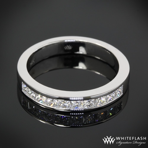 Channel Set Diamond Wedding Ring