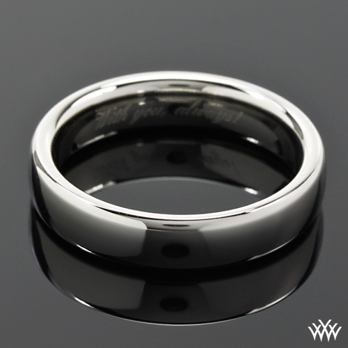 European Style Comfort Fit Wedding Ring
