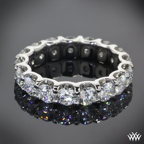 Custom Full Eternity Diamond Wedding Ring