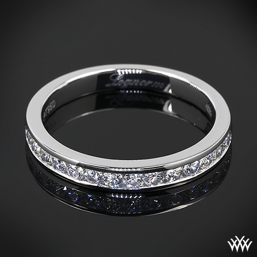 Custom Channel Set Diamond Wedding Ring