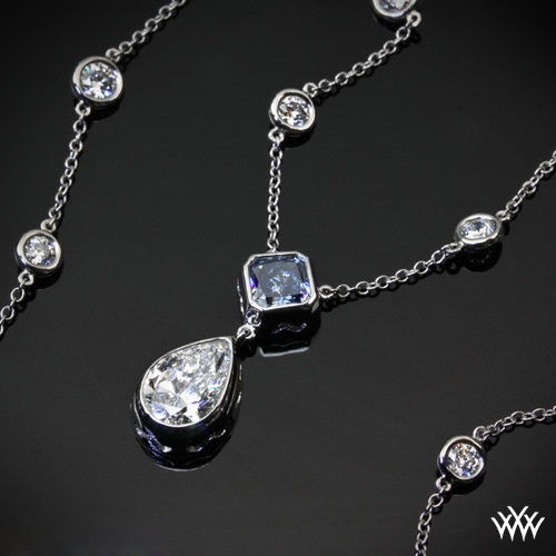 Custom "Diamonds by the Yard" Diamond Pendant