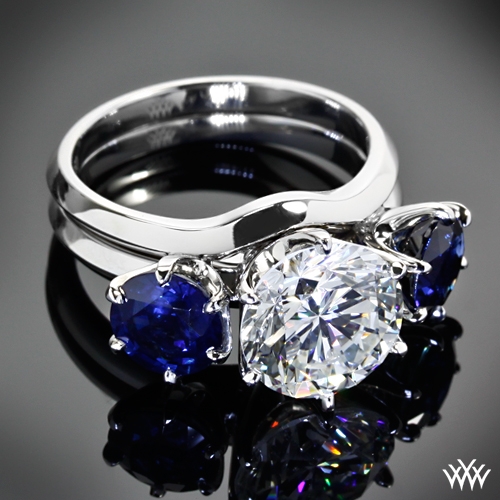 Custom Blue Sapphire Ring Enhancer