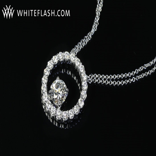 Diamond Studded Circle Of Life Pendant