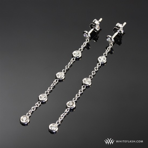 Whiteflash by the Yard Diamond Earrings