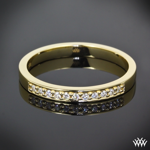 Flush-Fit Diamond Wedding Band