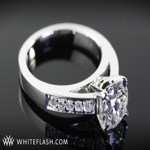 Flush Fit Diamond Engagement Ring