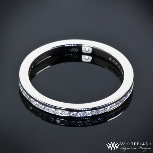 Honey Channel Set Diamond Wedding Ring