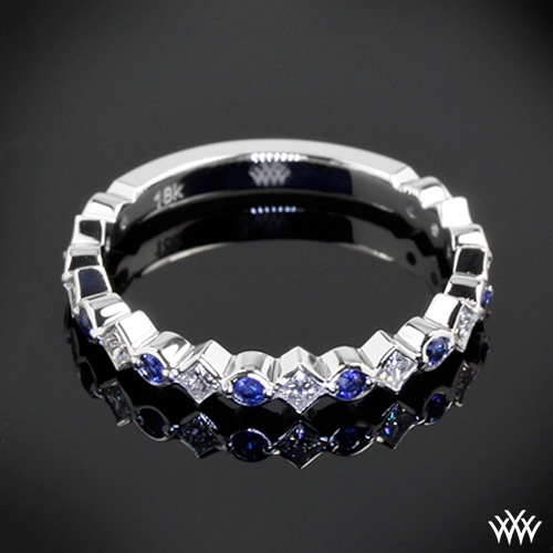 Krysty Diamond and Sapphire Right Hand Ring