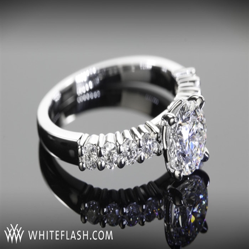 Legato Shared Prong Diamond Engagement Ring