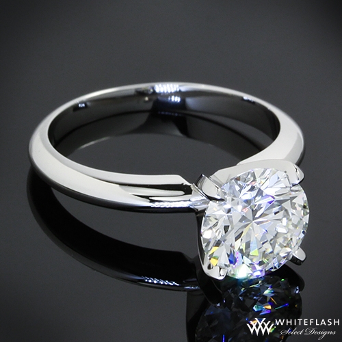 4 Prong tiffany style Solitaire Engagement Ring