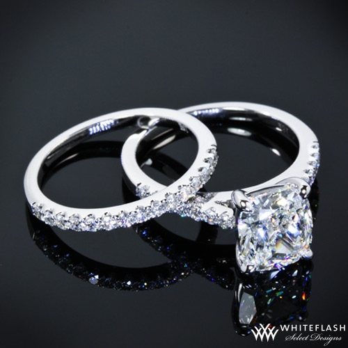 Petite Open Cathedral wedding Set