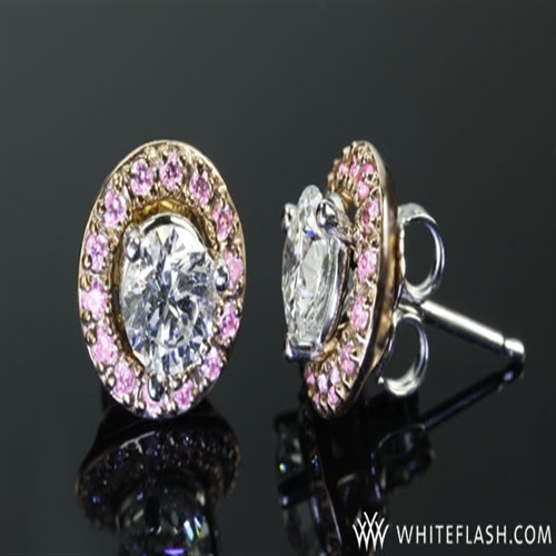 Pink Diamond Earring Jackets