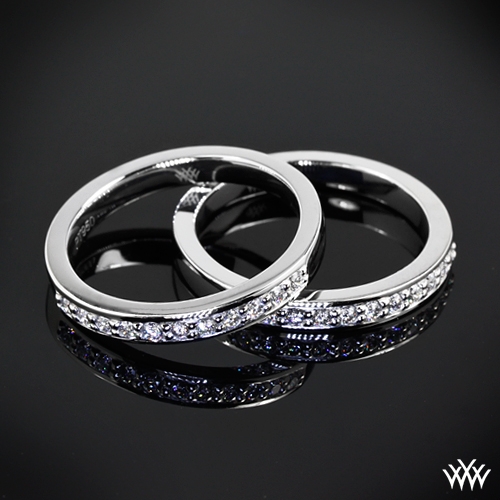 Flush Fit Diamond Wedding Rings