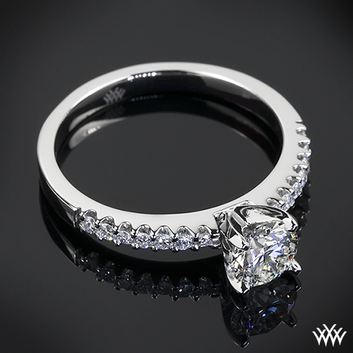 Petite Diamond Engagement Ring