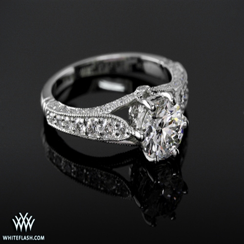 Platinum Edwardian Diamond Engagement Ring