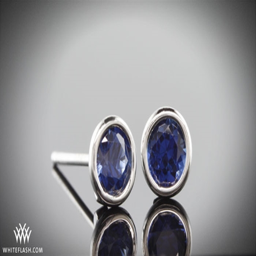 Sapphire Full Bezel Studs