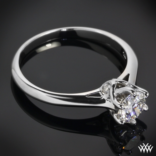 Swan Solitaire Enagement Ring by Vatche