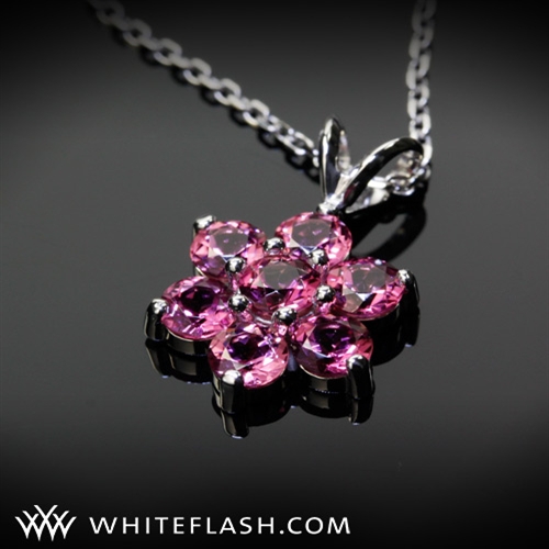 Tourmaline Flower Pendant